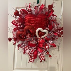 Valentine’s Door Wreath